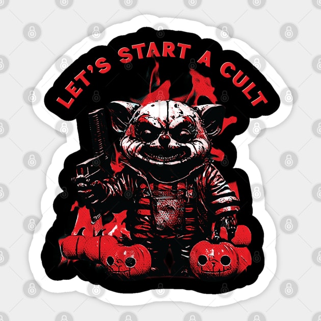 Let's start a cult Sticker by Trendsdk